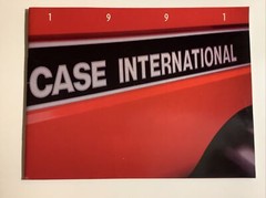 CASE INTERNATIONAL BUYER’S GUIDE 1991 64 PAGES SALES BROCHURE