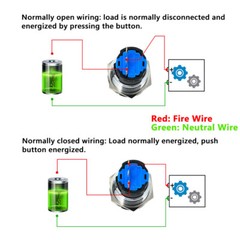 19mm Rotary Key Switch Latching 2/3 Position Selector Security Lock ON/OFF 5A