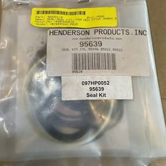 Henderson Products Inc Hydraulic Cylinder Seal kit 95639