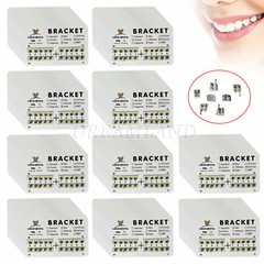 100Packs Dental Orthodontics Bracket Braces Mini Roth 022″ 3-4-5hooks #2 RP^^op