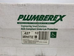 Plumberex 427 Under-Lavatory Protector ADA Compliant White