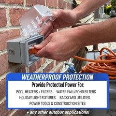Sealproof 1-Gang Weatherproof In Use Outlet Cover | Horizontal/Vertical Outdoor