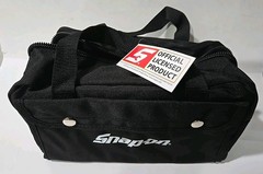 Snap On tools MINI bag tote carry tools 5 Inner & 4 Outer Pockets 11 Inches NEW!