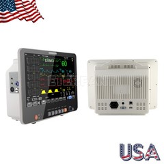 8″/15.6″ Patient Monitor ICU CCU Vital Sign Hospital ECG NIBP RESP TEMP SPO2 PR