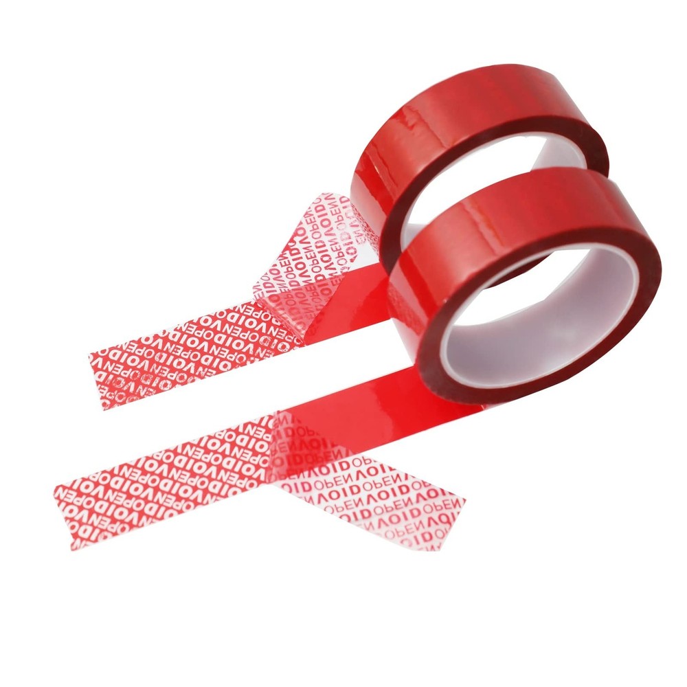 Red Tamper Security Tape,Transfer Tamper Proof Security Void Tapes，Ultra-