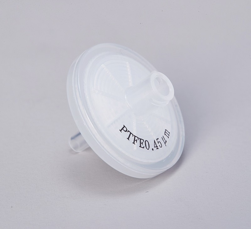 Hydrophobic PTFE Syringe Filter 25mm 0.22um/0.45um 100Pcs Lab Organic Gas Vent