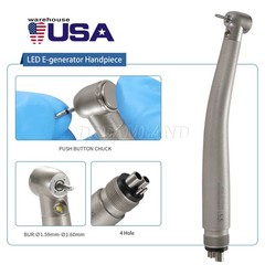 Dental Slow Low Speed Contra Angle Handpiece E-Type Push Button Head 1:1 ST