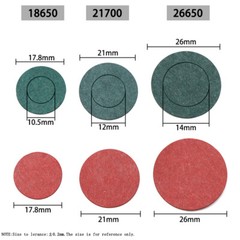 Insulation Gasket Adhesive Barley Paper Cardboard for 18650 21700 26650 Battery