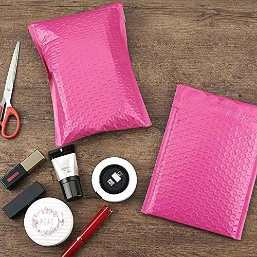1000 pcs Pink Poly Bubble Padded Envelopes Self-Sealing Mailers 6X10 (Inner 6×9)