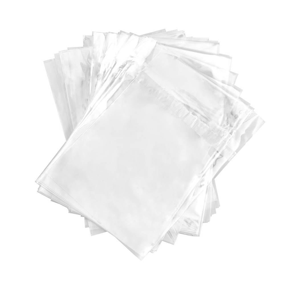 500 OPP Plastic Wrap Bag for Standard 12mm Blu-Ray PS3 Case Peal & Seal