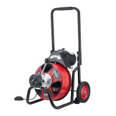VEVOR Drain Cleaner Machine Electric Drain Auger 50 FT x 1/2 In Auto Feed