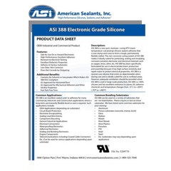ASI 388 Clear Electronic Grade Silicone – 10.2 oz Squeeze Tube