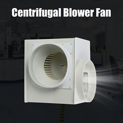 LXFJ-250 Lab Centrifugal Extractor Fan Fume Hood Venting Blower 300W 1450R/min
