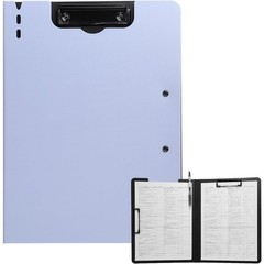 Foldable Clipboard Folder A4 Size with Horizontal Vertical Double Metal Clips