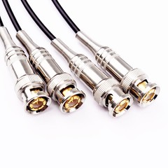 1 Set Kelvin Clip Tester Probe Lead Clip Cable With 4 BNC For LCR Meter Terminal