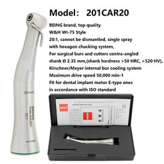 BEING Dental Implant Handpiece 20:1 Surgical Contra Angle WI-75 E/KM Style ISO E