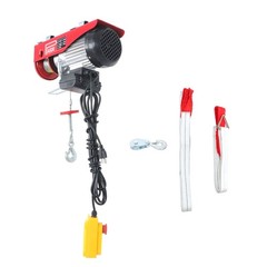 1320lbs Electric Winch 110V 1200W Mini Electric Hoist 14ft Wired Remote Control