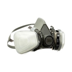 3M 6211PA1A Half Facepiece Paint Spray/Pesticide Respirator – Medium New