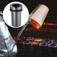 Graphite Crucible 0.5kg High Purity Graphite Melting Ingot 1.38″ ID