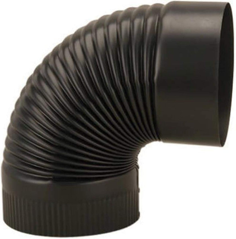 , Black UNITED STATES HDW BM0023 6″ Corrugated Elbow, 1