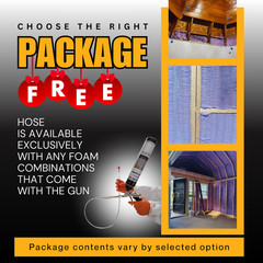 Vega Bond Purplecoat Single Component Closed Cell Spray Foam Insulation -12Packs