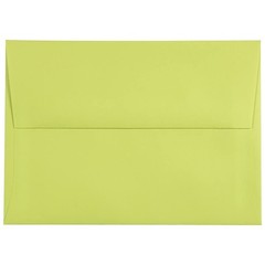 Jam Paper A7 Colored Invitation Envelopes – 5 1/4 X 7 1/4 – Ultra Lime Green –
