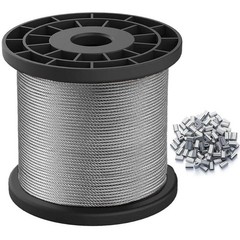 1/16 Wire Rope Stainless Steel Aircraft Cable Wire Cable 328ft Strand Core 7×7