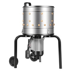 VEVOR 15.7″ Electric Chicken Plucker Machine 550W & 275RPM 114 Fingers & Wheels