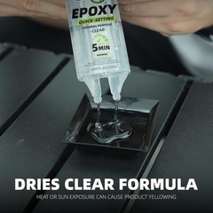 STRONGEST METAL STEEL ALUMINUM BOND PERMANENT FIX GLUE EPOXY COLD WELD SYSTEM