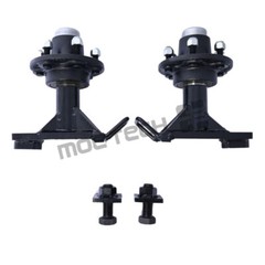 6x 5.5 Lug upgrade Superior Shipping Container Wheels, Bolt-on Spindle Kit NEW