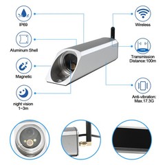 Forklift Blind Spot Assistance System 2.4G Wireless Camera Moniter 2 Lens Switch