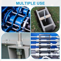 1/4″-20 Fully Threaded Rod, 2Pcs 7.9″ Length 304 Stainless Steel Thread Screw