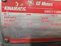 👀GE KINAMATIC GD188ATY 1 HP DIRECT CURRENT 180 VDC MOTOR 5BY550LA002A802