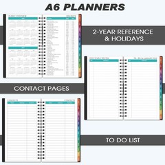 2026-2027 Pocket Calendar/Planner – Weekly & Monthly Pocket Planner for Purse…