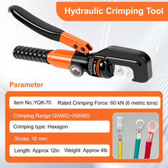 Hydraulic Crimping Tool Kit, Hydraulic Crimping Tool Battery Cable Crimper Wire