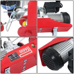 Mini Electric Hoist PA600 1320lbs & Wireless Remote Control 110V Height 20-40ft