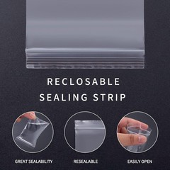Mini Resealable Plastic Storage Bags Assorted Zip Baggies