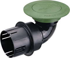 430 Pop-Up Drainage Emitter with Elbow and Adapter for 3 In. & 4 In. Drain Pipes