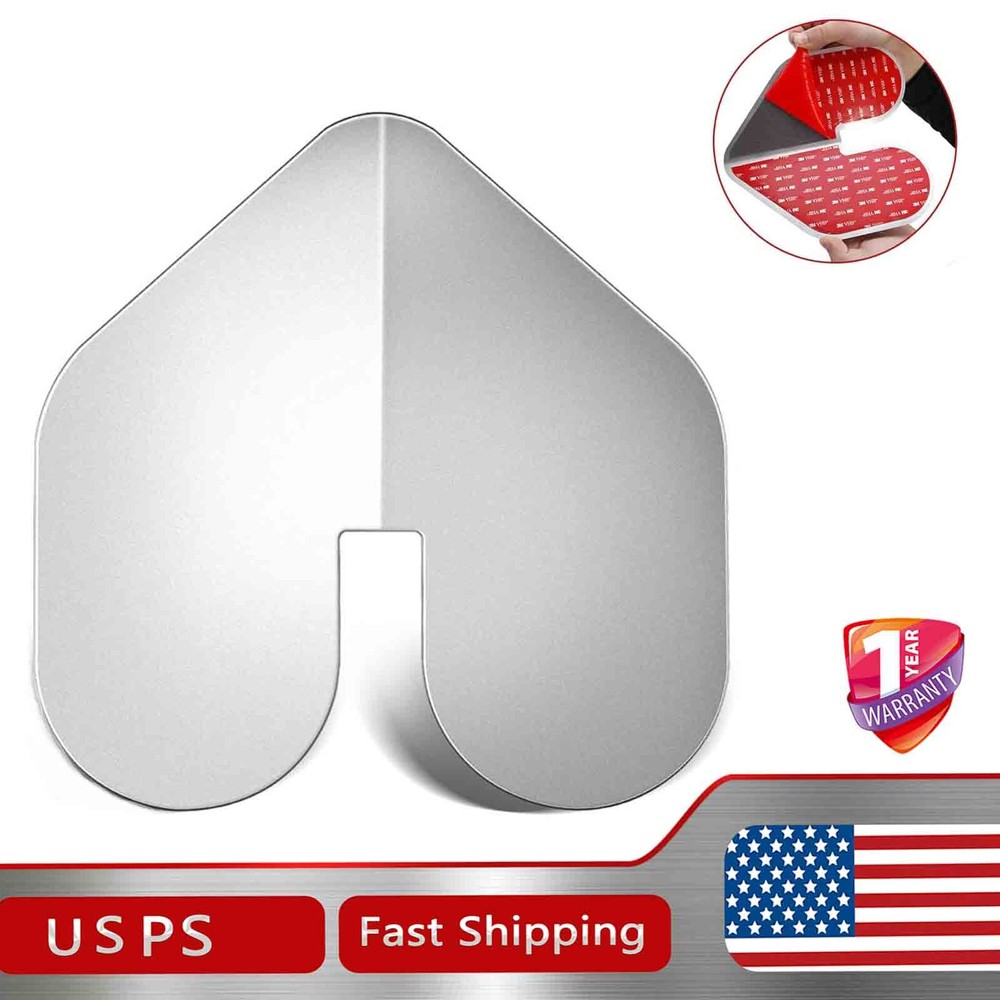 80638 Bow Guard with Notch, Stainless Steel Shield with 3M Adhesive,9 x 8.75 in