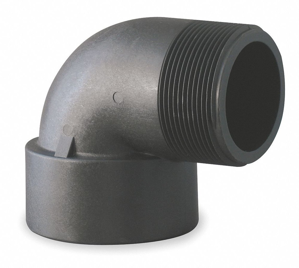 Banjo 1″ Street Elbow, 90, Polypropylene, Max. Pressure 150 psi, Black