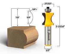 2 Bit Log Cabin Building Block Toy Router Bit Set – 1/2″ Shank – Yonico 13210