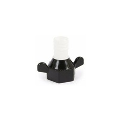 234-2946 Shurflo Hex Swivel Straight 1/2 FNPT x 3/4 Barb Polypropylene