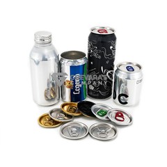 100 Pcs Food Grade Aluminum Ring Pull Lid Beverage Juice Cans Easy Open Ends
