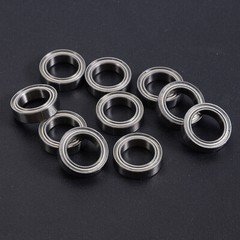 30PCS 10x15x4 mm 6700ZZ Steel Metal Shielded Ball Bearings Thin Wall Roller Kit+