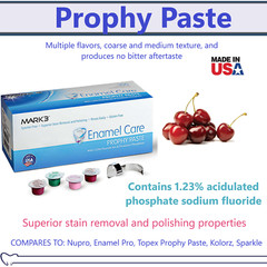 Dental Prophy Paste Up to 400 Prophylaxis Non Splatter Mark3 All types & Flavors
