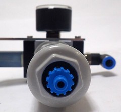 FESTO 162719 LFR-1/4-D-5M-MINI W/ PRESSURE GAUGE 16/BAR 230 PSI 60 C / 140 F