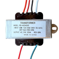 CORALVOLT 24V 40VA HVAC Transformer, Multi-Tap 120/208/240V Input