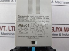 PANASONIC PM4S-A2C30M-AC120V Multirange Timer With Base 100-120v