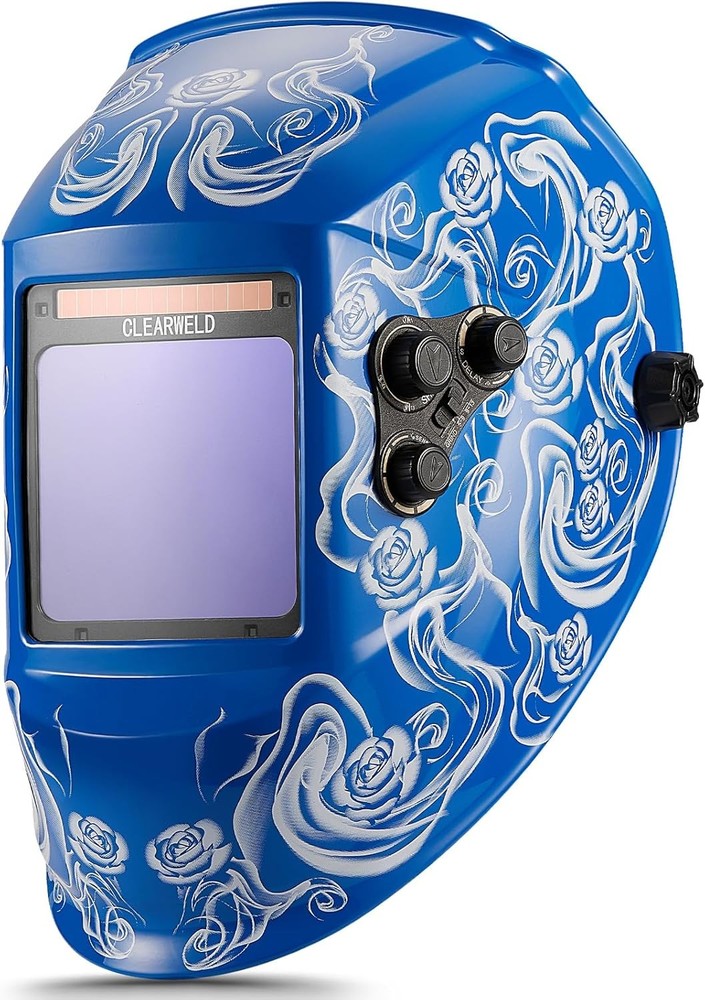 1/30,000s Auto Darkening Welding Helmet 4″X4″ Screen 4 Arc Sensors Shade 2.8/5-9