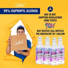 ISOPROPYL ALCOHOL 99% 2 GALLONS 100% PURE